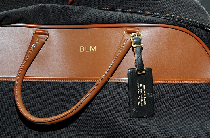 Bernard Madoff: A monogramed piece of luggage belonging to Bernard Madoff to be auctioned