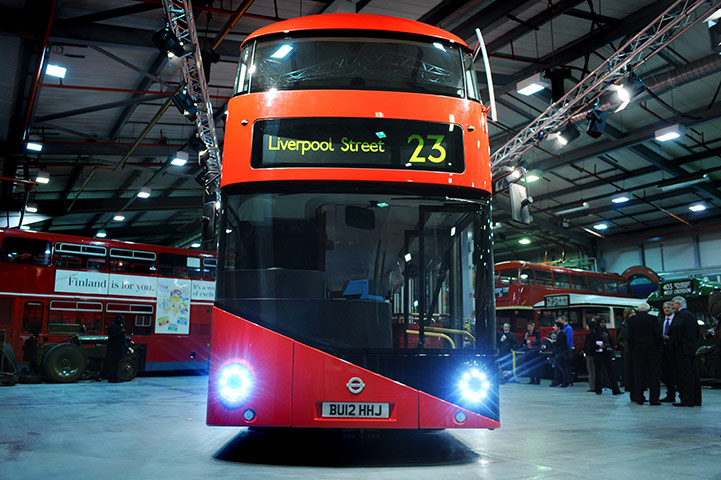 New Bus unveiled: The front of the New Bus 