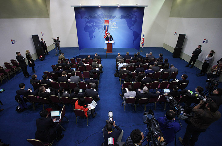 G20 Summit Update: British Prime Minister David Cameron addresses a press conference