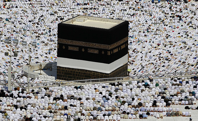 Hajj In Mecca: Muslim pilgrims