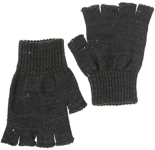 Key trends: men's grey: Fingerless gloves