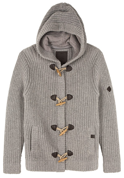 Key trends: men's grey: Cardigan