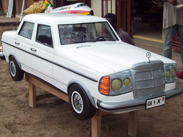 coffins: Bespoke car coffin from Ghana