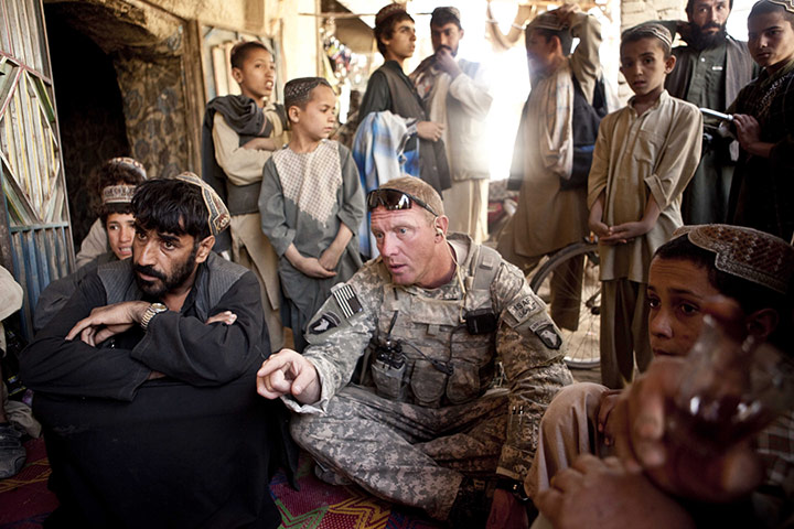 101st Airborne: US Army Captain John Hintz talks elders in Talukan