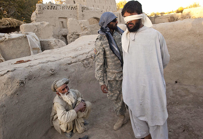 101st Airborne: Suspected Taliban supporters