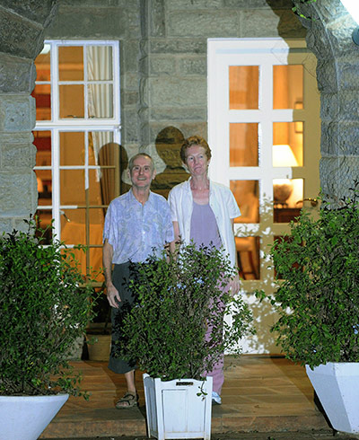 Somali Pirates: Rachel and Paul Chandler stand outside the British high commission in Nairobi
