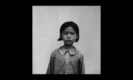 Unidentified child prisoner of the Khmer Rouge before execution at the Tuol Sleng torture centre