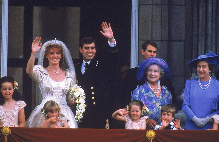 royal weddings: Prince Andrew marries Sarah Ferguson