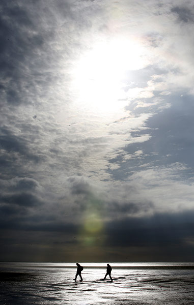 24 hours in pictures: St.Peter-Ording, Germany