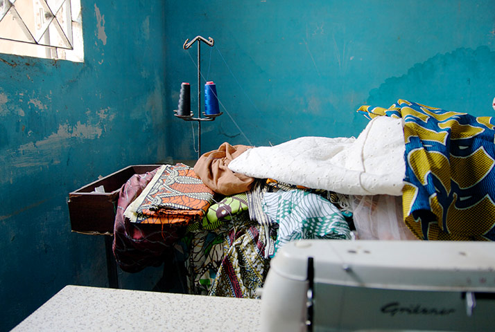 In pictures: material: Senegalese tailor’s workshop