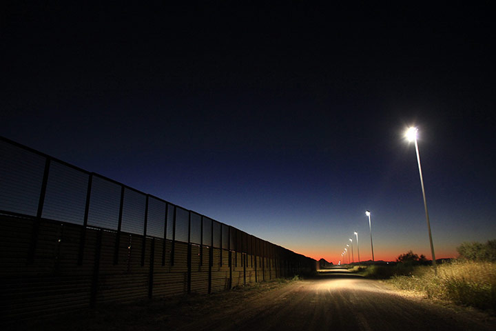 Eric Thayer : The fence separating the United States and Mexico is seen in Douglas