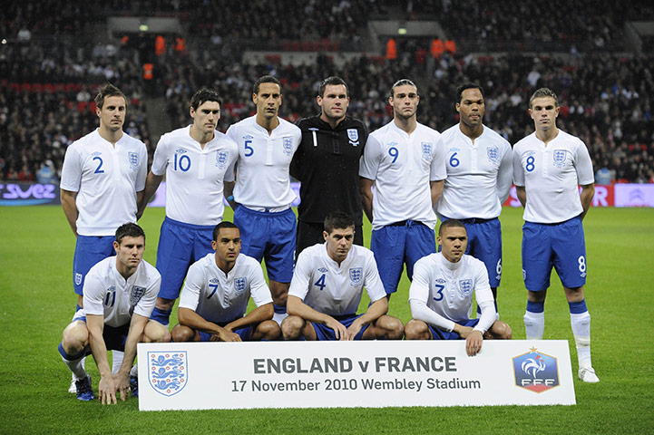 England v France: The England line-up includes six players under the age of 25