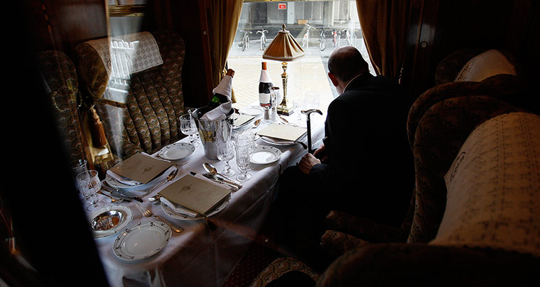 24 hours in pictures: The dining suite of the Orient Express