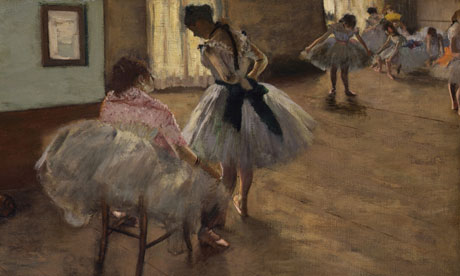 edgar degas paintings. Edgar Degas, The Dance Lesson