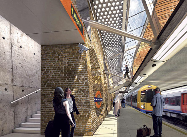 Crossrail Designs: Crossrail stations designs unveiled - Whitechapel