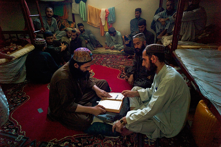 Sean Smith in Lashkar Gah: Alleged Taliban prisoners in Lashkar Gah prison
