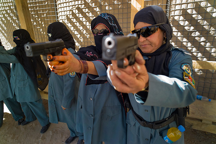 Sean Smith in Lashkar Gah: Trainee women police officers