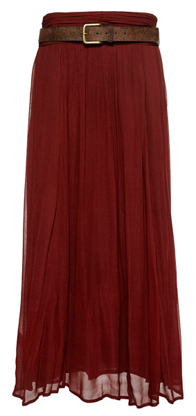 Key trends: Long skirts: Skirt