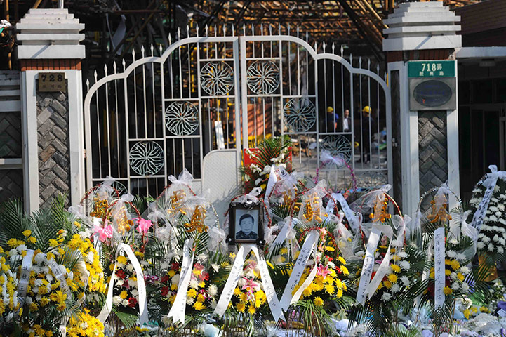 Shanghai Memorial: This photo taken on November 18, 2010 sh