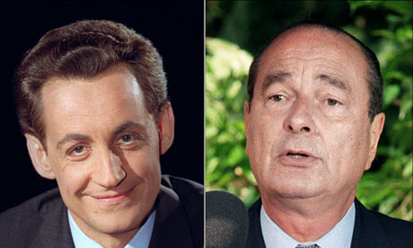Sarkozy and Chirac