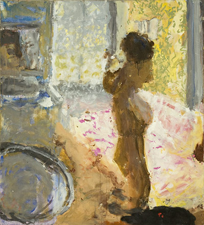 Sargy Mann: Standing Nude, after Bonnard by Sargy Mann