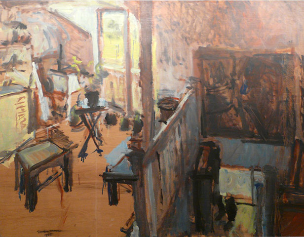 Sargy Mann: Studio at Lyndhurst Grove by Sargy Mann