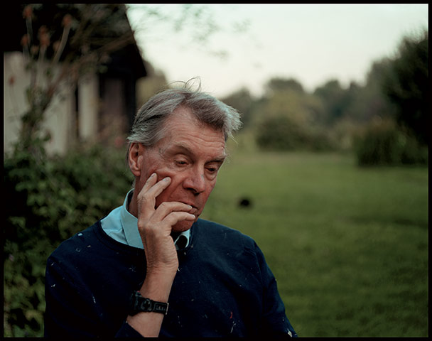 Sargy Mann: Sargy Mann in the Garden Bungay, 2002