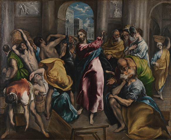 Christ driving the Traders from the Temple