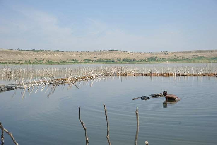 Lake Katwe: Katwe Salt Pan, Oxfam, Rwenzori, Uganda