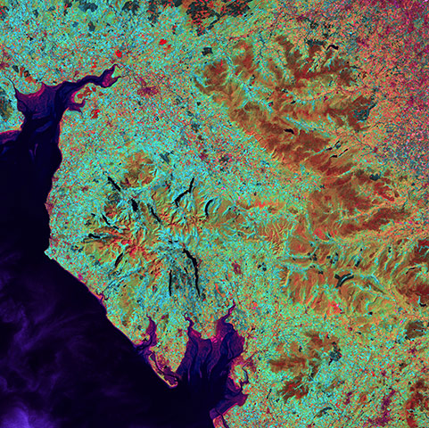 Earth as Art: Lake District,  USGS/EROS collection featuring Landsat satellite images 