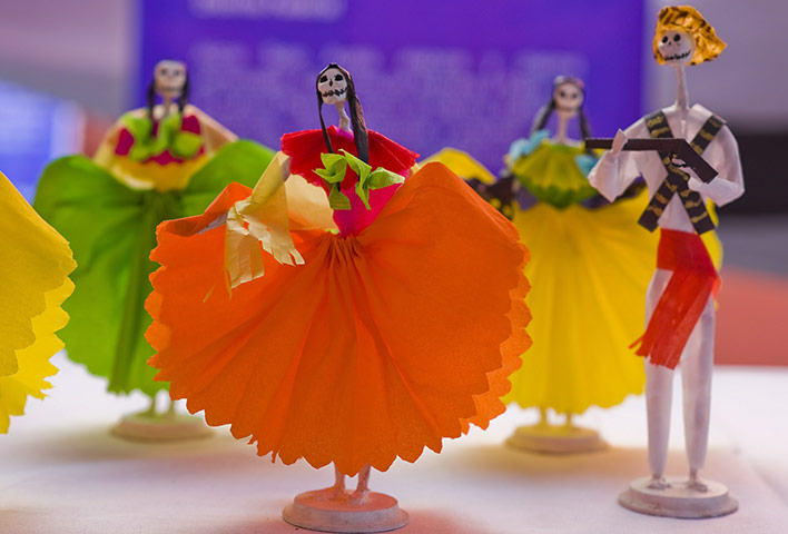 All Saints: Mexico City, Mexico: Miniature skeletons