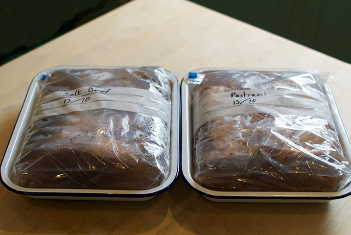 Brining brisket: Brining brisket 5