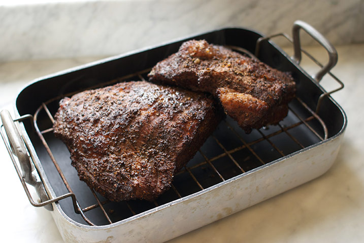 Making pastrami: Making pastrami 4