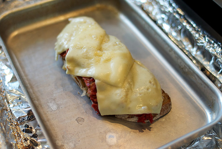 Making salt beef: Salt beef 6