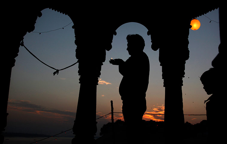 24 hours in pictures: Karthik Purnima 