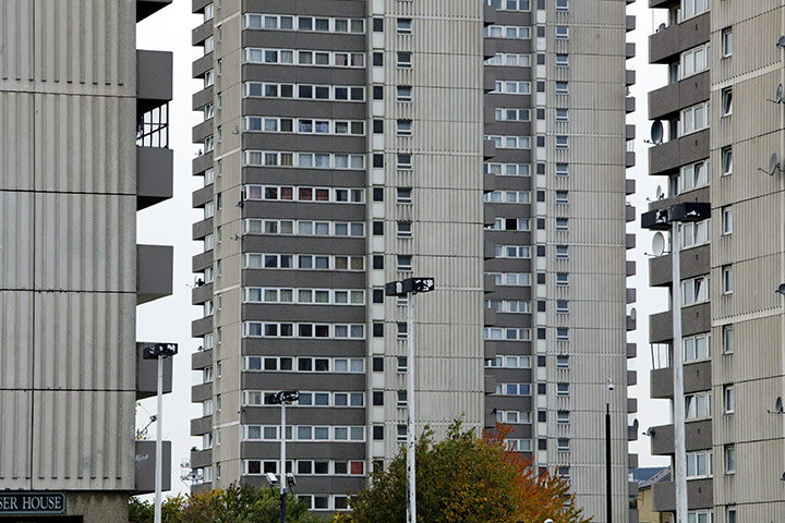 Spending Review 2010: Tower blocks of flats, in Brentford, west London
