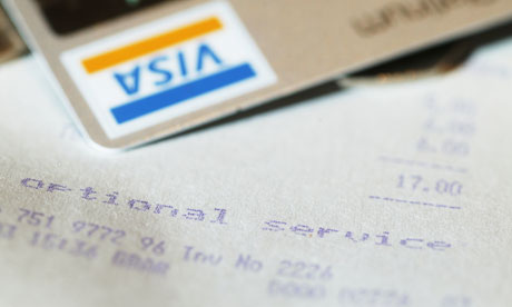 Service charge optional