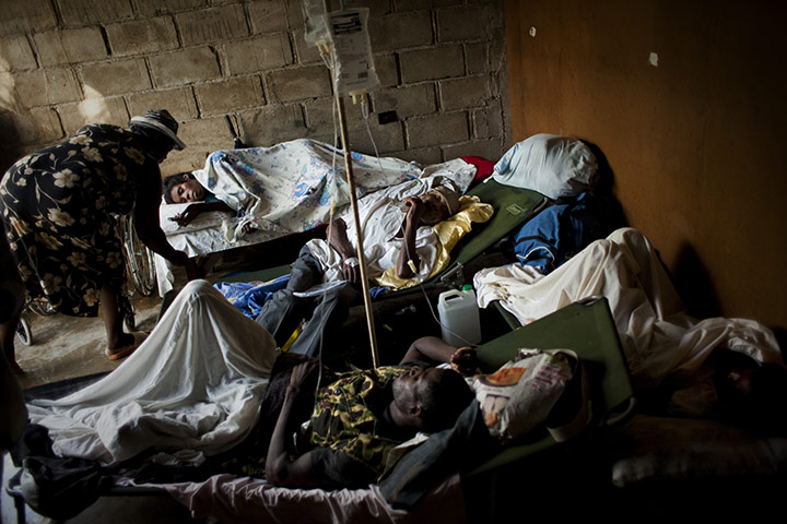 Haiti Cholera: public hospital in Limbe village near Cap Haitian, Haiti