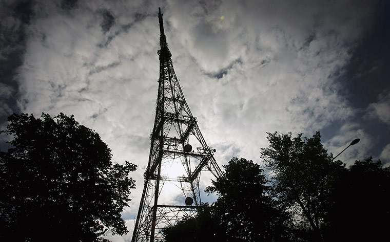 29th April: The mast at Crystal Palace in London, England