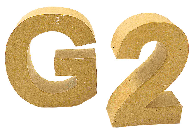 G2 gift guide: £3: Cardboard letters and numbers
