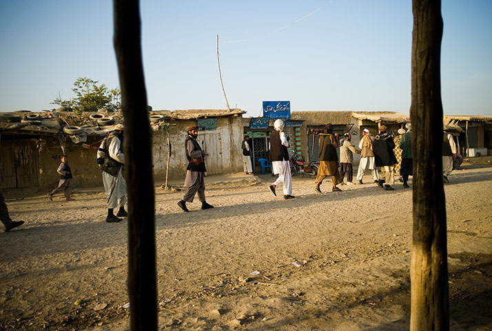 Taliban fighters: Taliban fighters in the district of Dahani Ghori