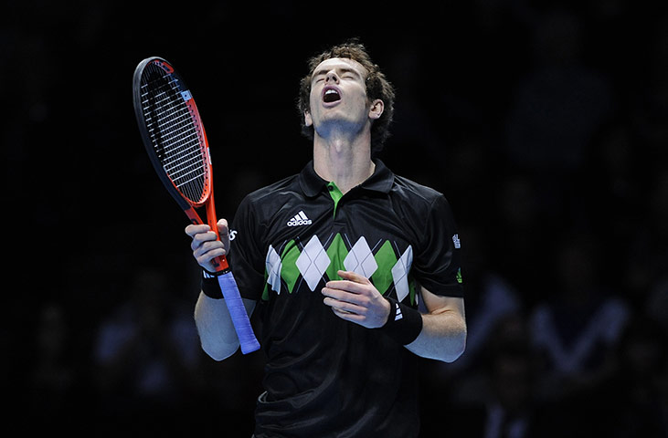 Murray v Federer: A dejected Andy Murray