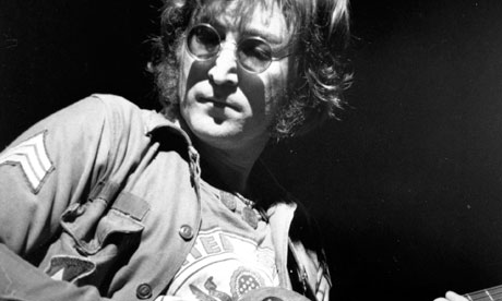 John Lennon performing in New York in 1972