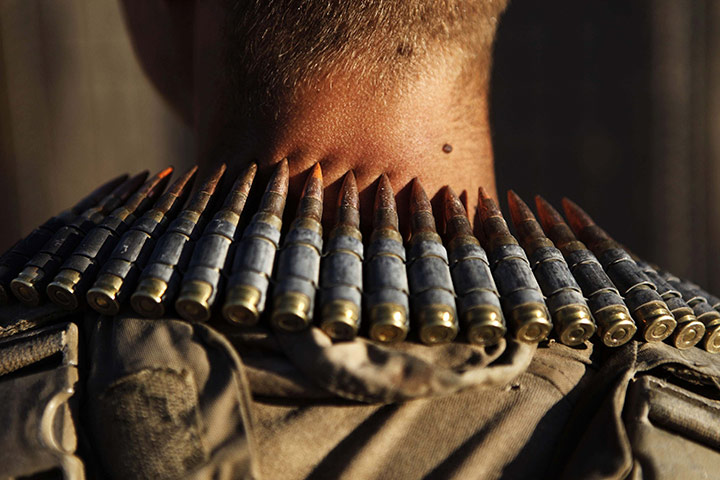 from the agencies: U.S. Marines  in southern Afghanistan