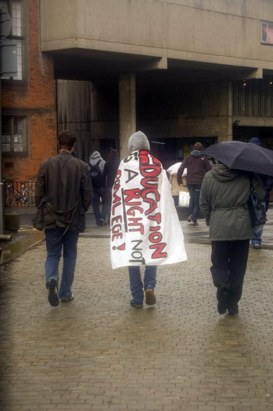 Pictures by students: Newcastle protests