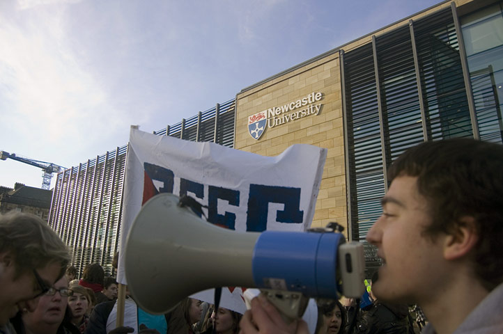 Pictures by students: Newcastle protests