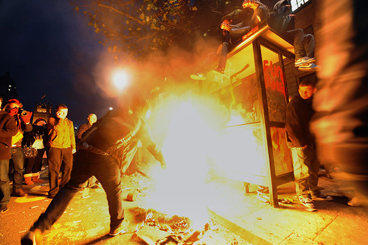 Student Demos: Students demonstrate about increase in fees