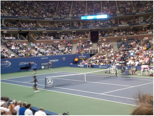 Week in pics: John Legend: Andy Roddick playing at the US Open