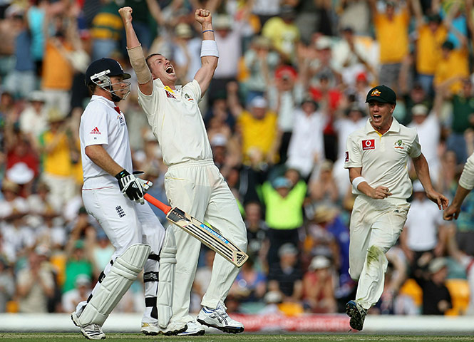 ashes hat-tricks: First Test - Australia v England: Day One