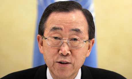 UN secretary general Ban Kimoon A directive from Hillary Clinton ordered 